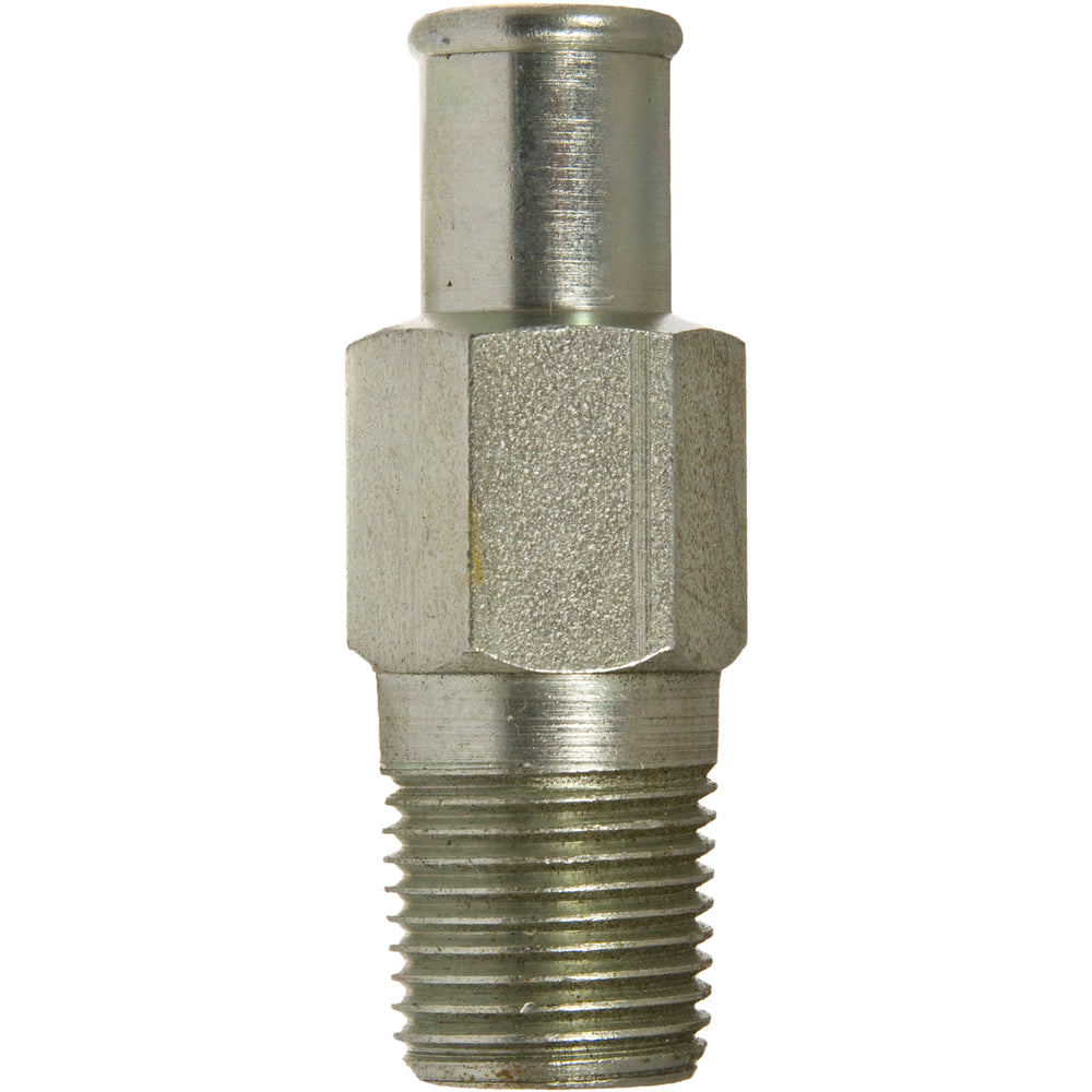 Omega Fitting Heater 5/8in Hose X 1/2in Long Mpn 35-H1914