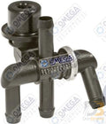 Omega Heater Valve 4 Port All 5/8in Metal/plastic 31-60019