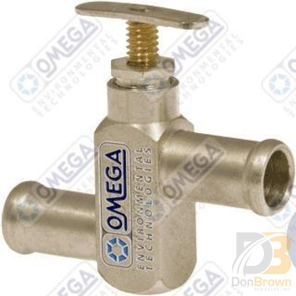 Omega Heater Valve 5/8in Manual Type Universal 31-60005