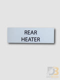 Starcraft Ih-rh Rear Heater Switch Decal